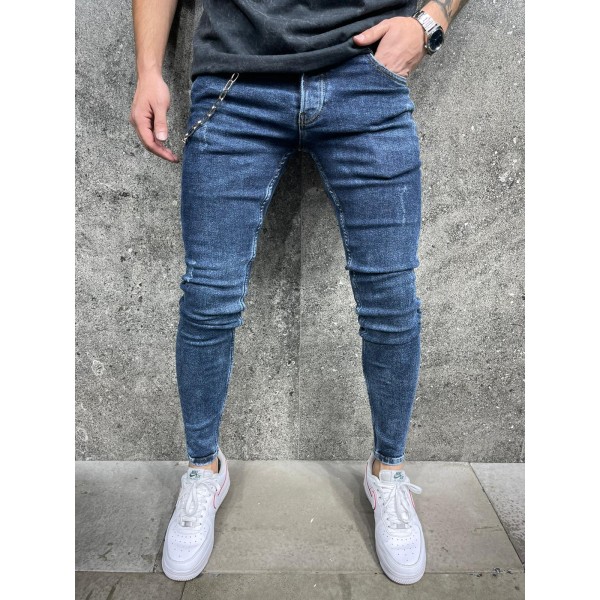 Jean 2Y Premium 7455 Σκούρο Μπλέ Skinny fit